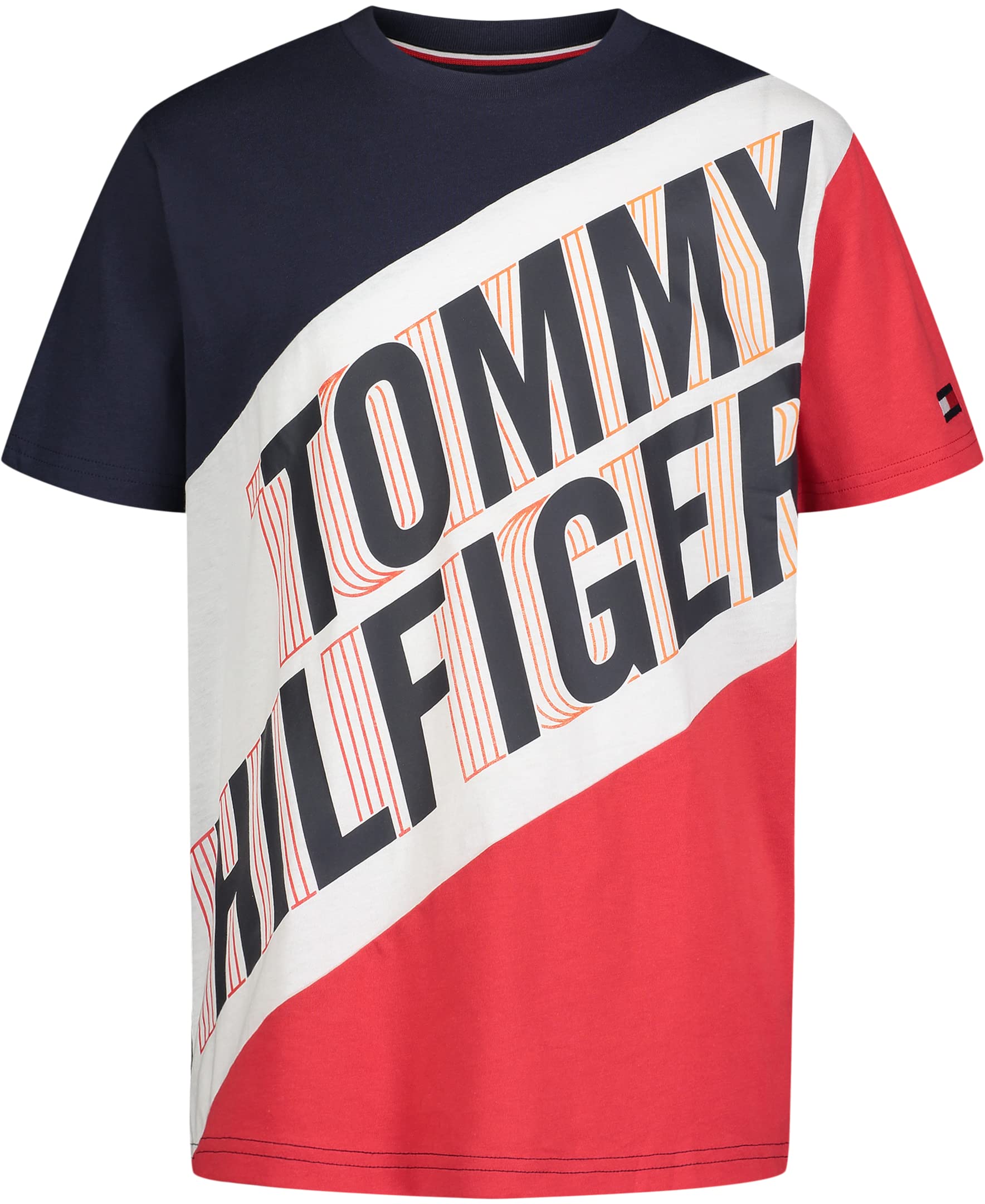 Tommy Hilfiger Boys' Short Sleeve Legacy Crew Neck T-Shirt